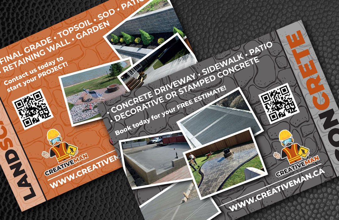 CreativeMan Construction Postcard